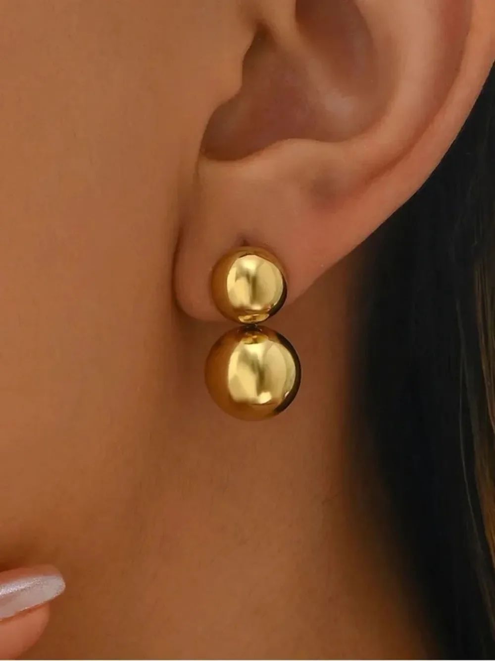 Sphere Drop Earrings Q1112